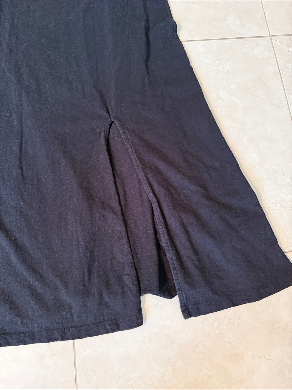 Known Supply 100% Organic Cotton Short-Sleeve Midi Dress Boho Earthy Coastal - Picture 3 of 5